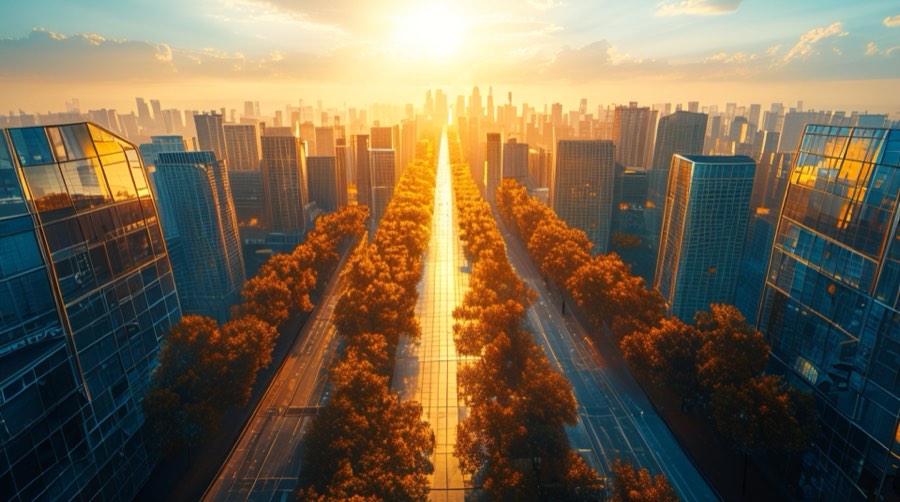 Ambiente institucional organizado sem pessoas